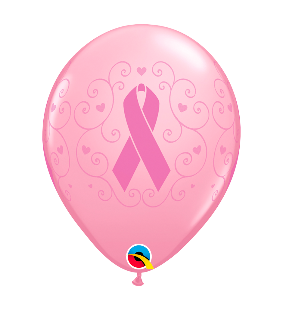 Pink Ribbon balloons
