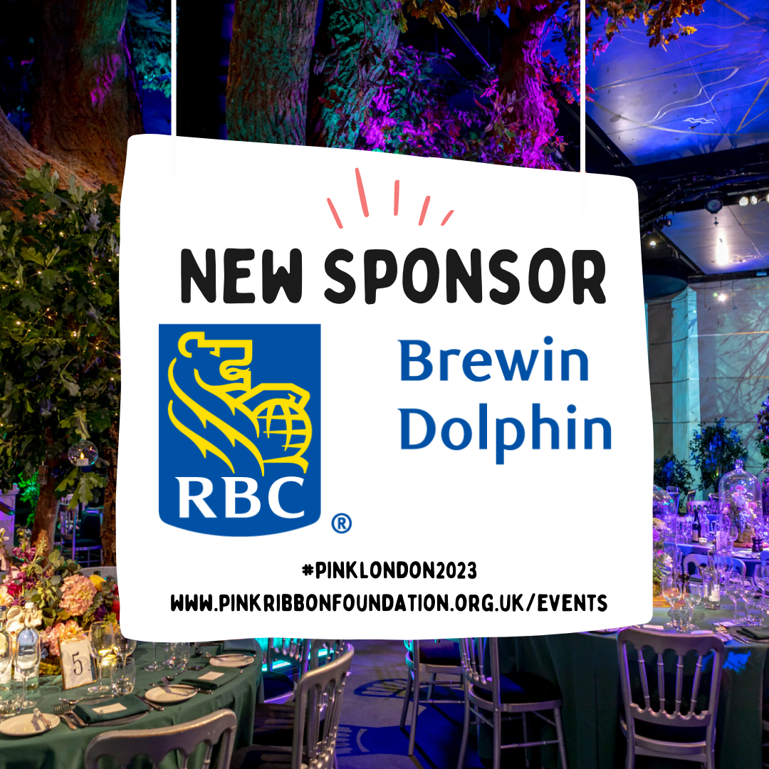 New sponsor, PINKLondon2023 - RBC Brewin Dolphin