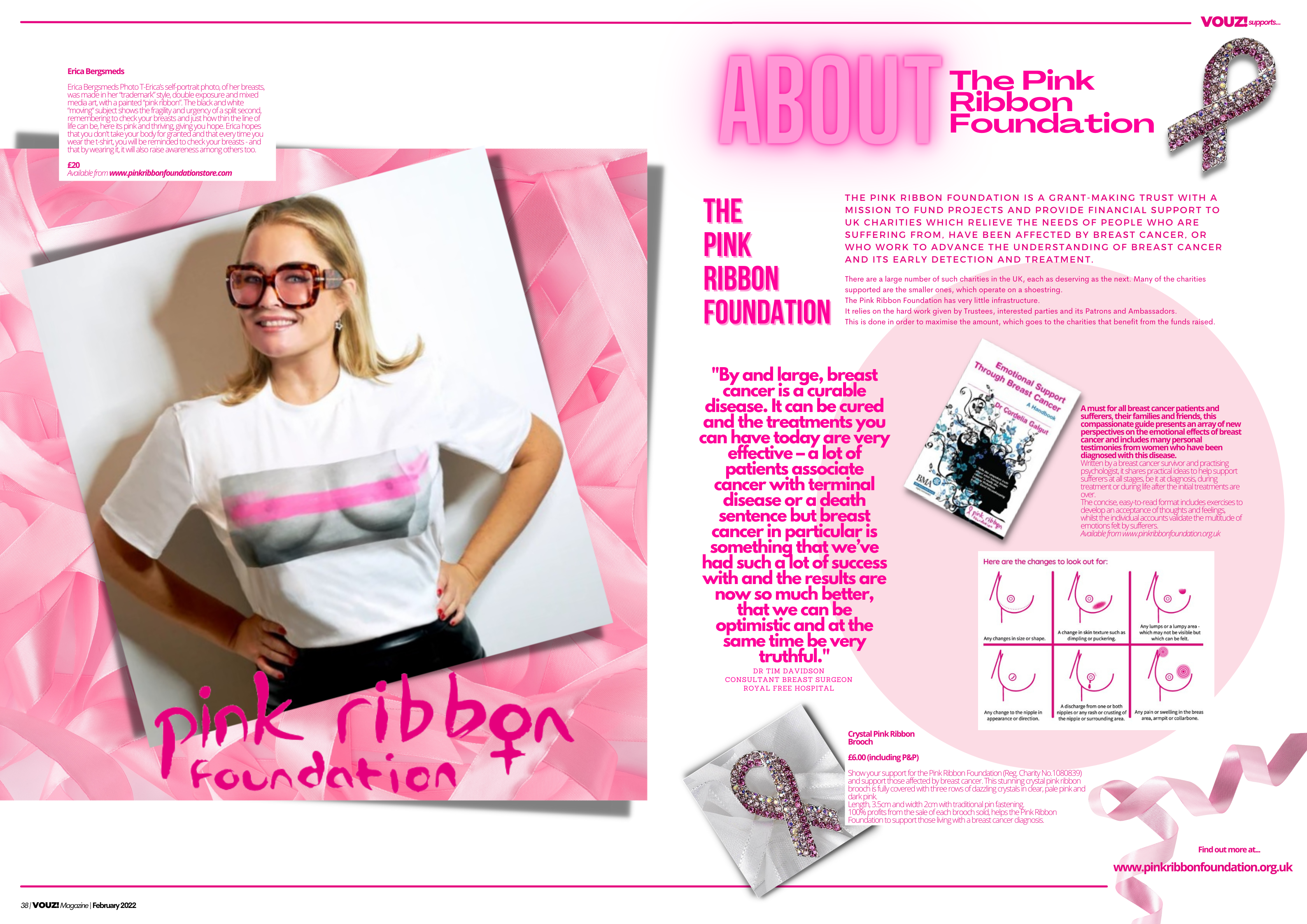 Vouz magazine coverage of World Cancer Day 2022