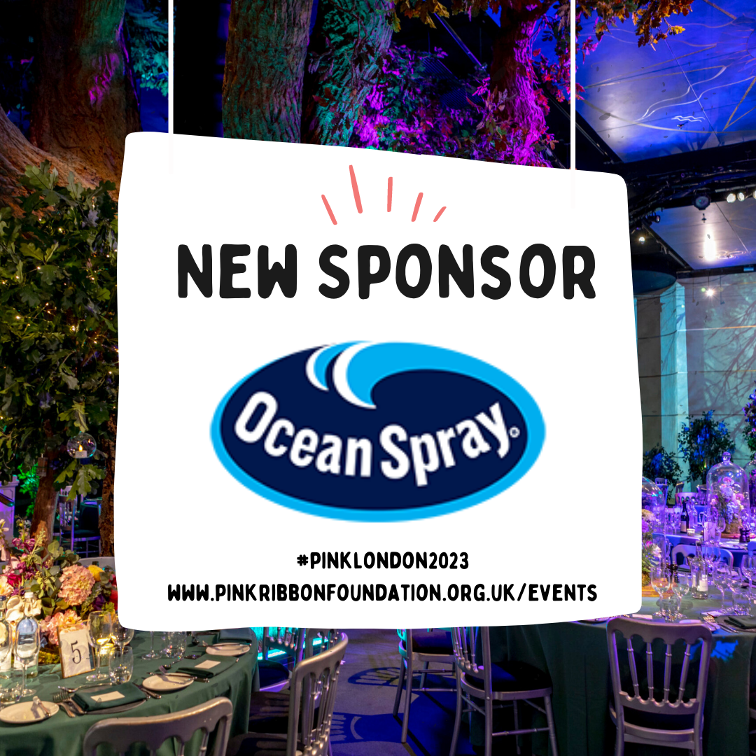 New sponsor, PINKLondon2023 - Ocean Spray