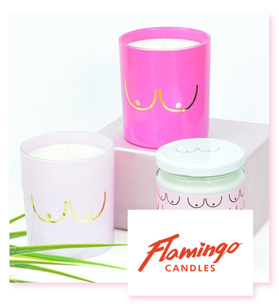 Flamingo Candles